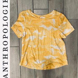 Anthropologie short sleeve sailboat tee